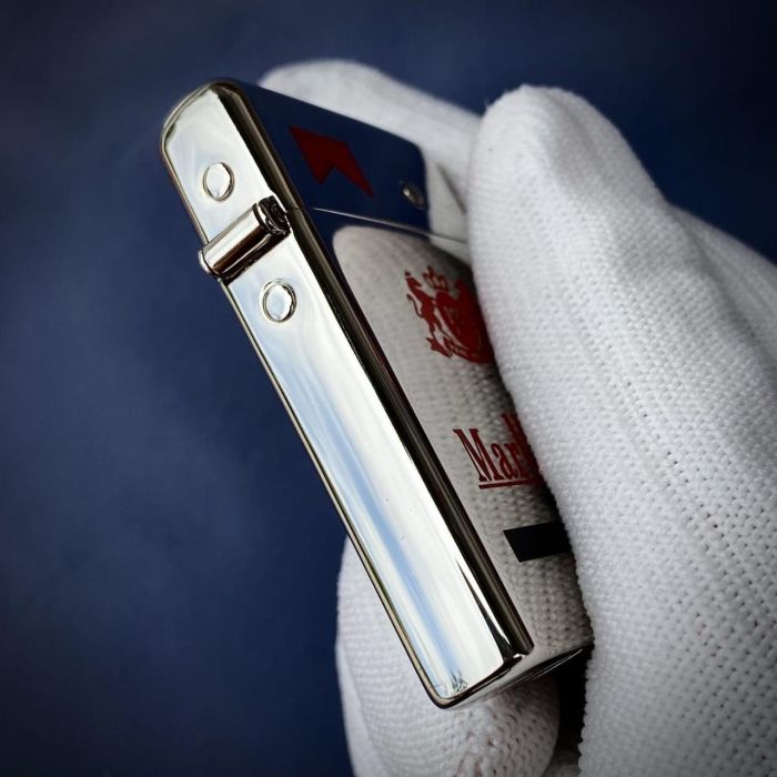 Полуавтоматическая бензиновая зажигалка Zorro «Marlboro Edition» (Chrome)