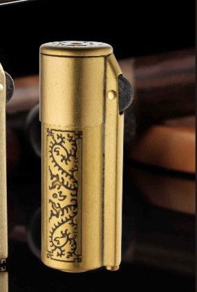 Бензиновая ветрозащитная зажигалка Promise «Dragon Gold»