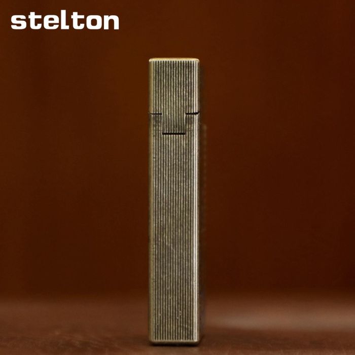 Коллекционная газовая зажигалка Stelton "Holy Bible" (Antique Brass) Библия