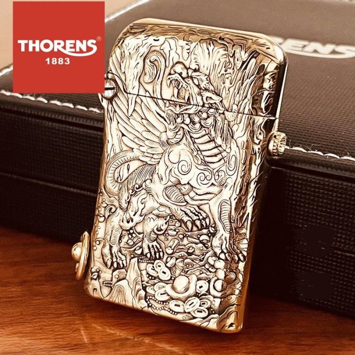 Эксклюзивная Бензиновая зажигалка Thorens (Limited Edition) "Мифические Существа"