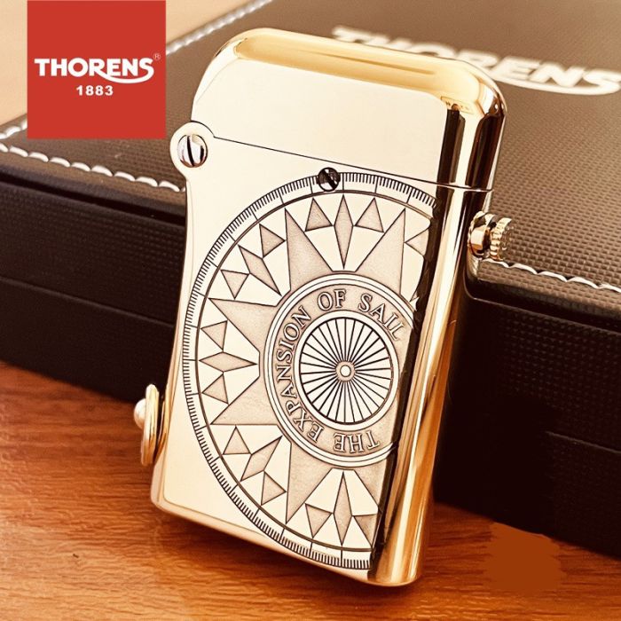 Бензиновая зажигалка Thorens "Antique Marine Chart" Роза ветров