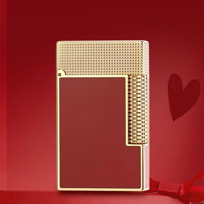 Премиальная газовая зажигалка Maduro (Red & Gold) с фирменным кликом