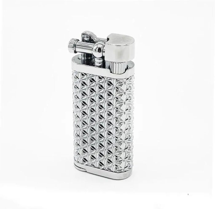 Газовая кремниевая зажигалка Spunk Silver Premium