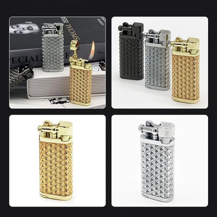 Газовая кремниевая зажигалка Spunk Silver Premium
