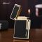 Элитная газовая зажигалка Derui R-09 Classic Black & Gold с фирменным кликом