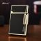 Элитная газовая зажигалка Derui R-09 Classic Black & Gold с фирменным кликом