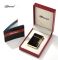 Элитная газовая зажигалка Derui R-09 Classic Black & Gold с фирменным кликом