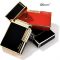 Элитная газовая зажигалка Derui R-09 Classic Red & Gold с фирменным кликом