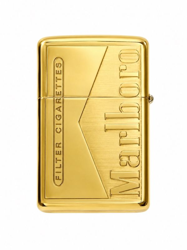 Подарункова бензинова запальничка Zorro «Marlboro Edition» (Латунь)