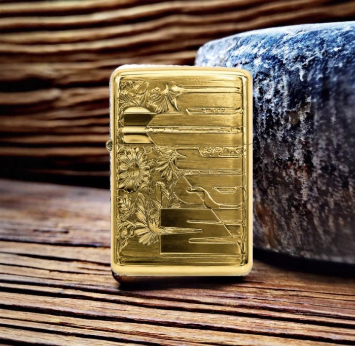 Подарункова бензинова запальничка Zorro «Marlboro Edition» (Латунь)